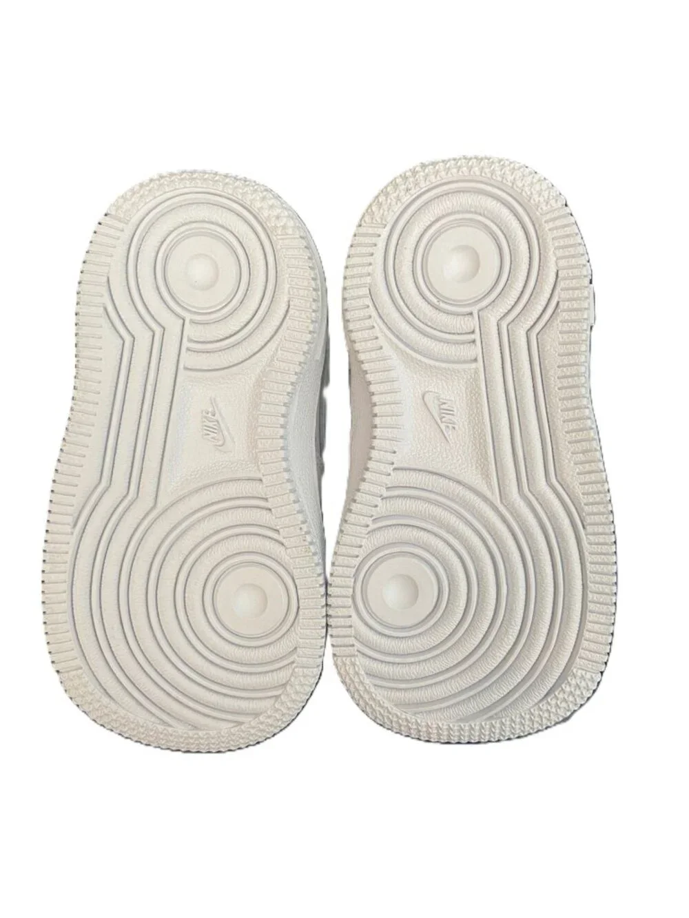 Nike Air Force 1 Low Triple White Sneakers Baby Toddler Unisex Shoes Size 4 New - Picture 4 of 6